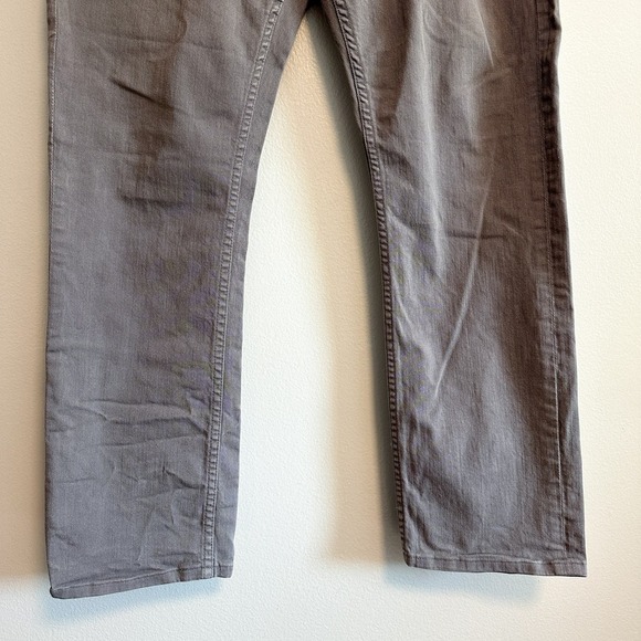 Hudson Byron Five Pocket Gray Straight Leg Button Fly Men's Jeans Size 31 - Picture 5 of 10